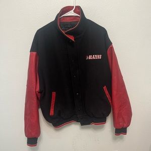Vintage trailblazers varsity jacket made in USA